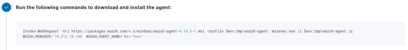PowerShell install command